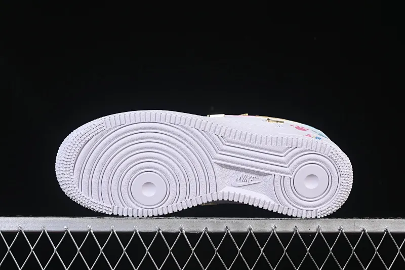 All categories Nk Air Force 1 Air Force series Nk Air Force 1 Low Air Force low top Nike Air Force 1'07 Low Four hook rainbow cake Air Force 1 low top casual sneakers ZH0316-115